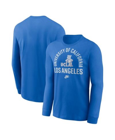 Nike Мужская футболка UCLA Bruins Legacy Arched Logo Long Sleeve Blue