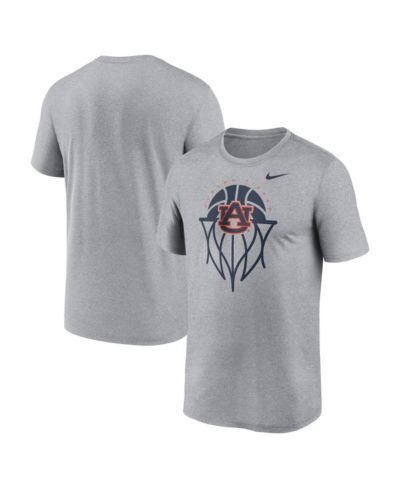 Nike Men's Gray Auburn Tigers Basketball Icon Legend T-Shirt