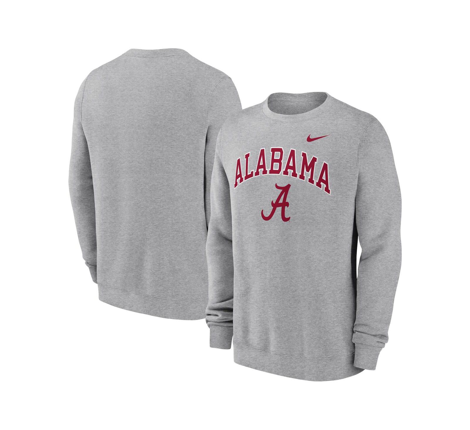 Nike Men's Gray Alabama Crimson Tide Arch Pullover Sweatshirt
