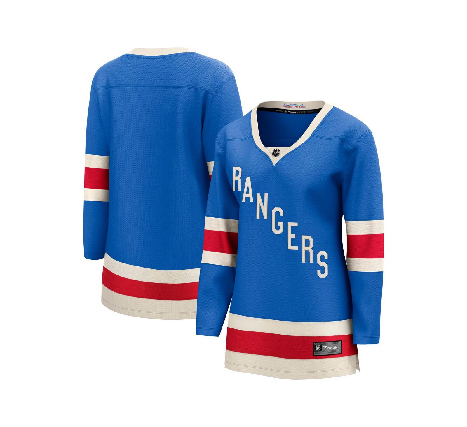 Fanatics Женская джерси New York Rangers Centennial Breakaway Blue