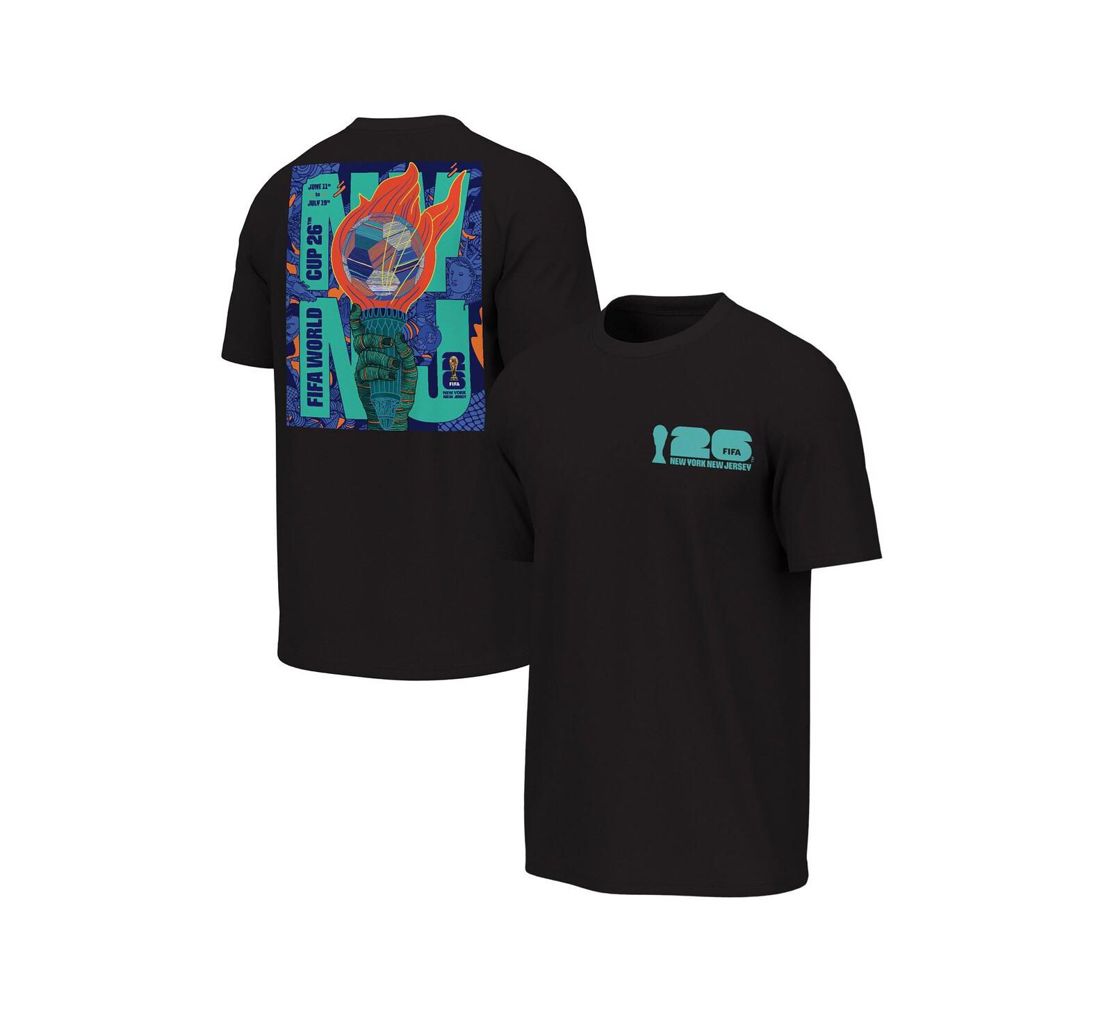 Outerstuff Men's Black 2026 FIFA World Cup New York Host City Poster Graphic T-Shirt