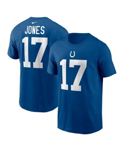 Nike Мужская футболка Daniel Jones Royal Indianapolis Colts с именем и номером