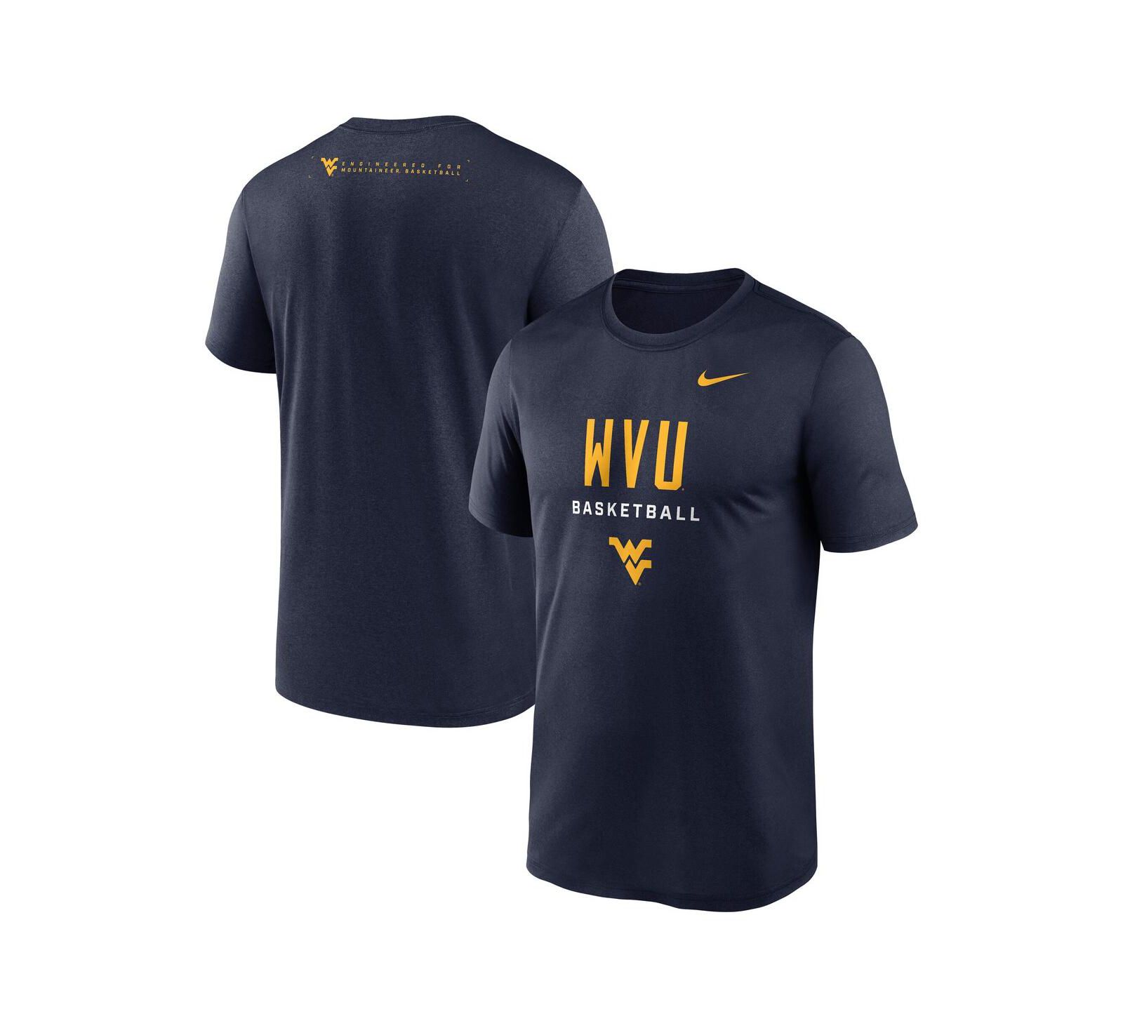 Nike Men's Navy West Virginia Mountaineers 2025 Courtside Basketball Legend Dri-FIT T-Shirt