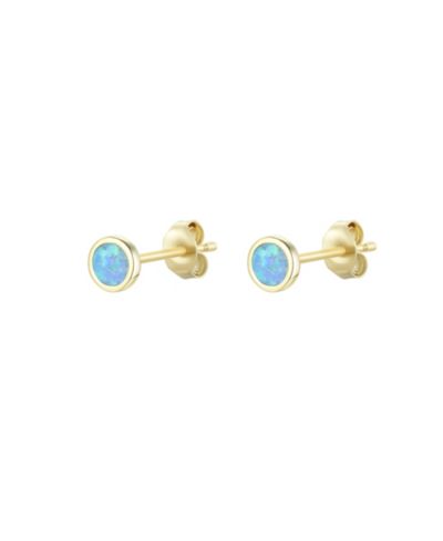 Blue green opal