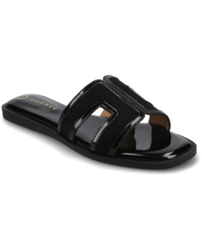Journee Collection Женские сандалии Primah H Band Slide Flat
