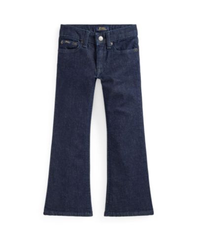 Polo Ralph Lauren Girls' 2T-6X Flared Stretch Denim Jeans