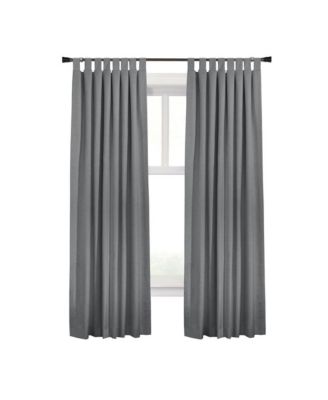 Шторы Thermaplus Commonwealth Ventura Tab Top, пара, 52x63", темно-серые