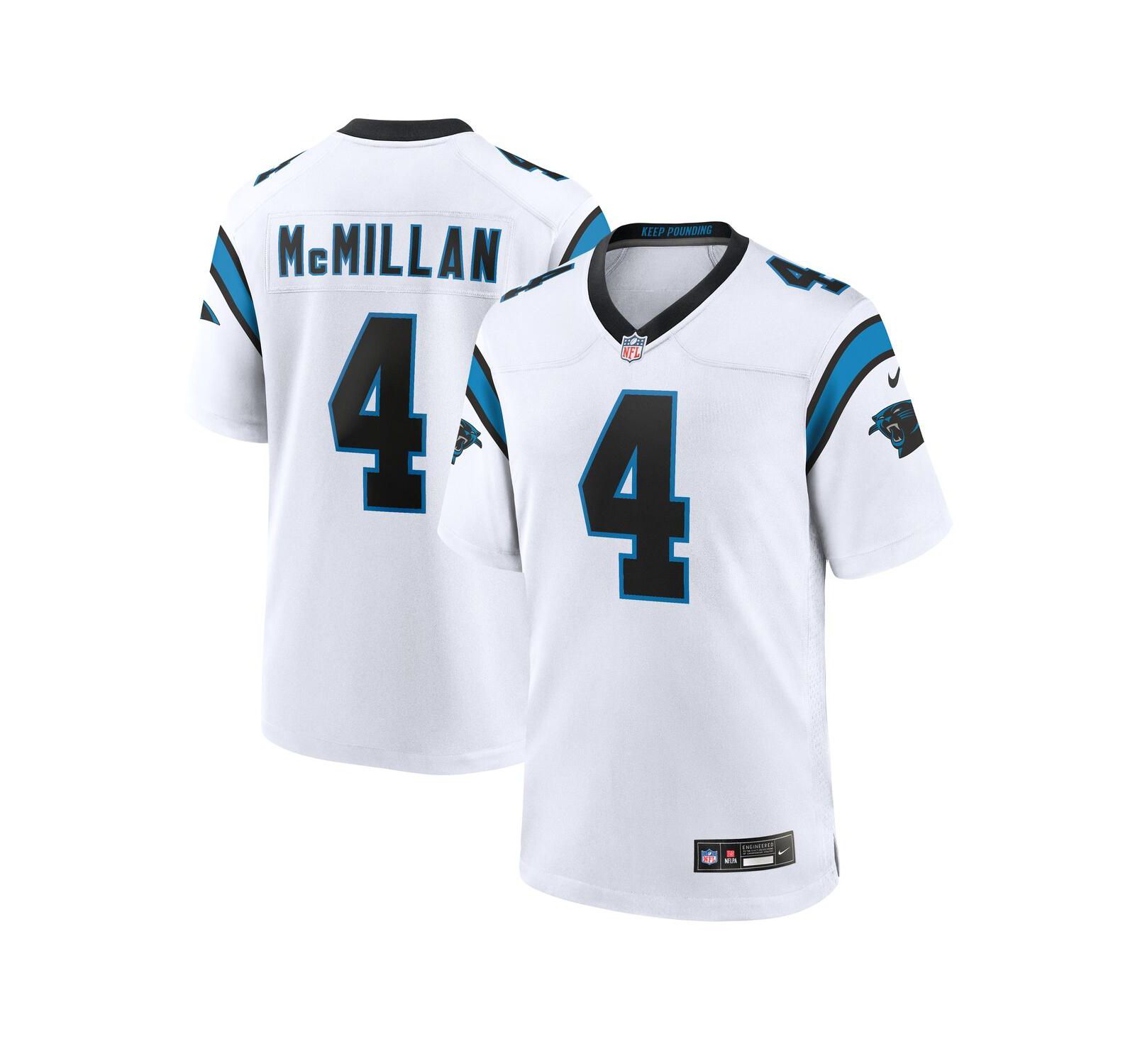 Nike Men's Tetairoa McMillan White Carolina Panthers Game Jersey