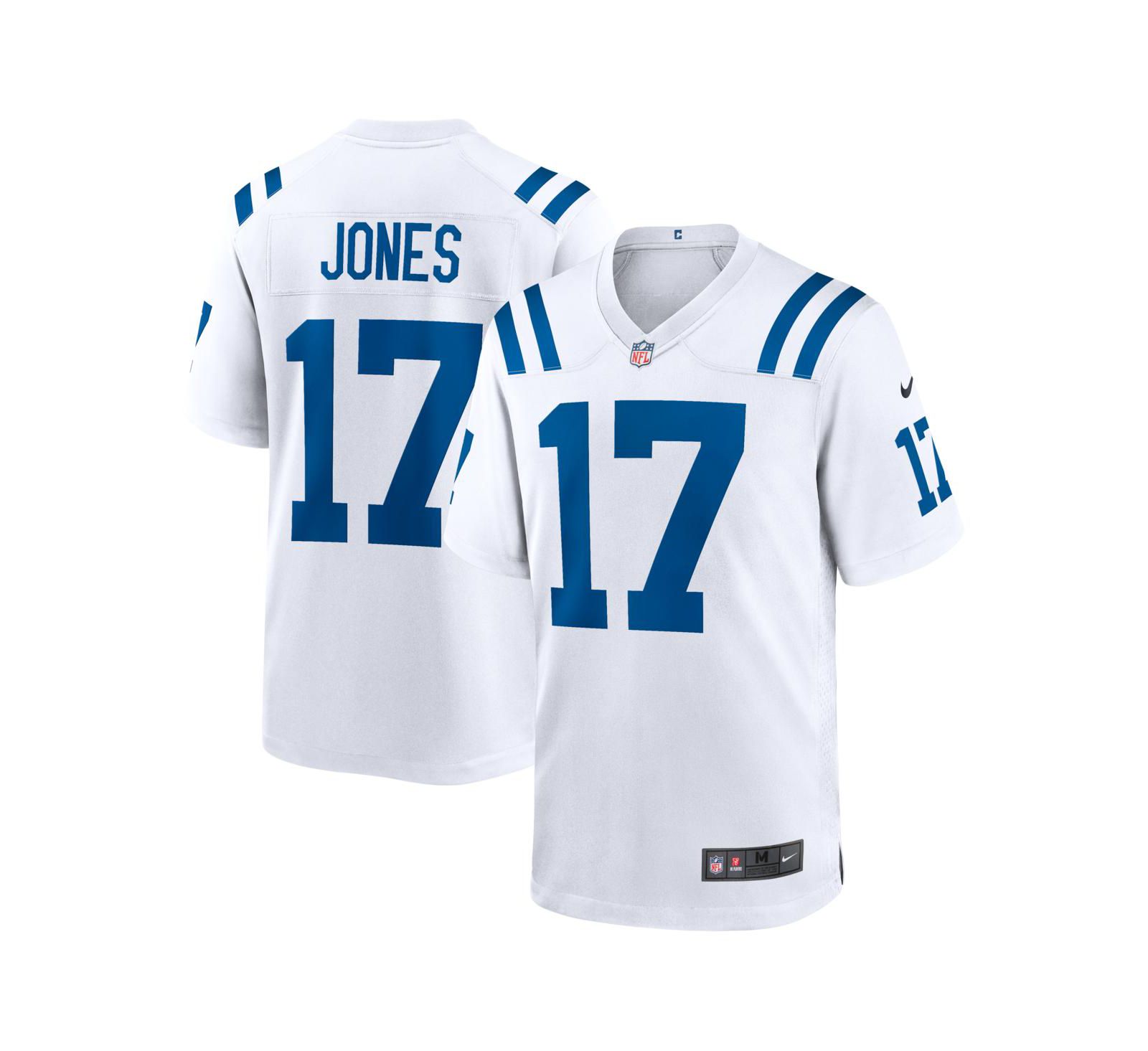 Мужская джерси Nike Daniel Jones Indianapolis Colts, белая