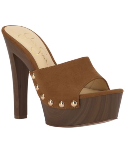Jessica Simpson Women's Cynlia Platform Slip-On Sandals