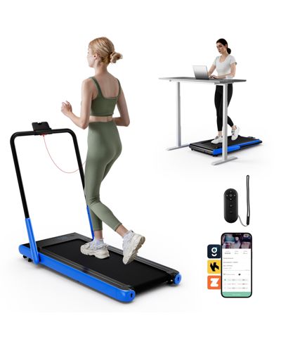3-in-1 Folding Treadmill with 3HP Motor, App Connectivity, LED Display and Remote for Home