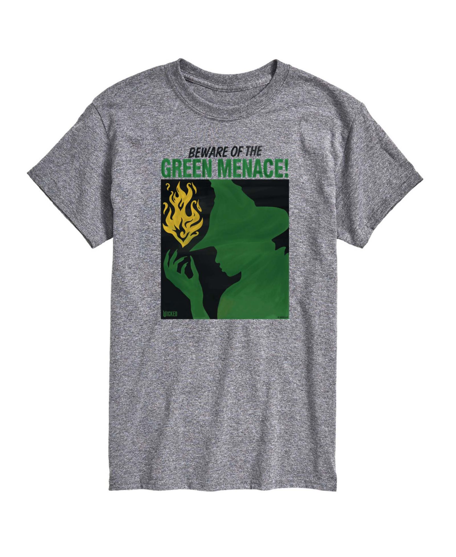 AIRWAVES Men's Wicked Part 2 Elphaba Poster Graphic Printed Short-Sleeve T-Shirt