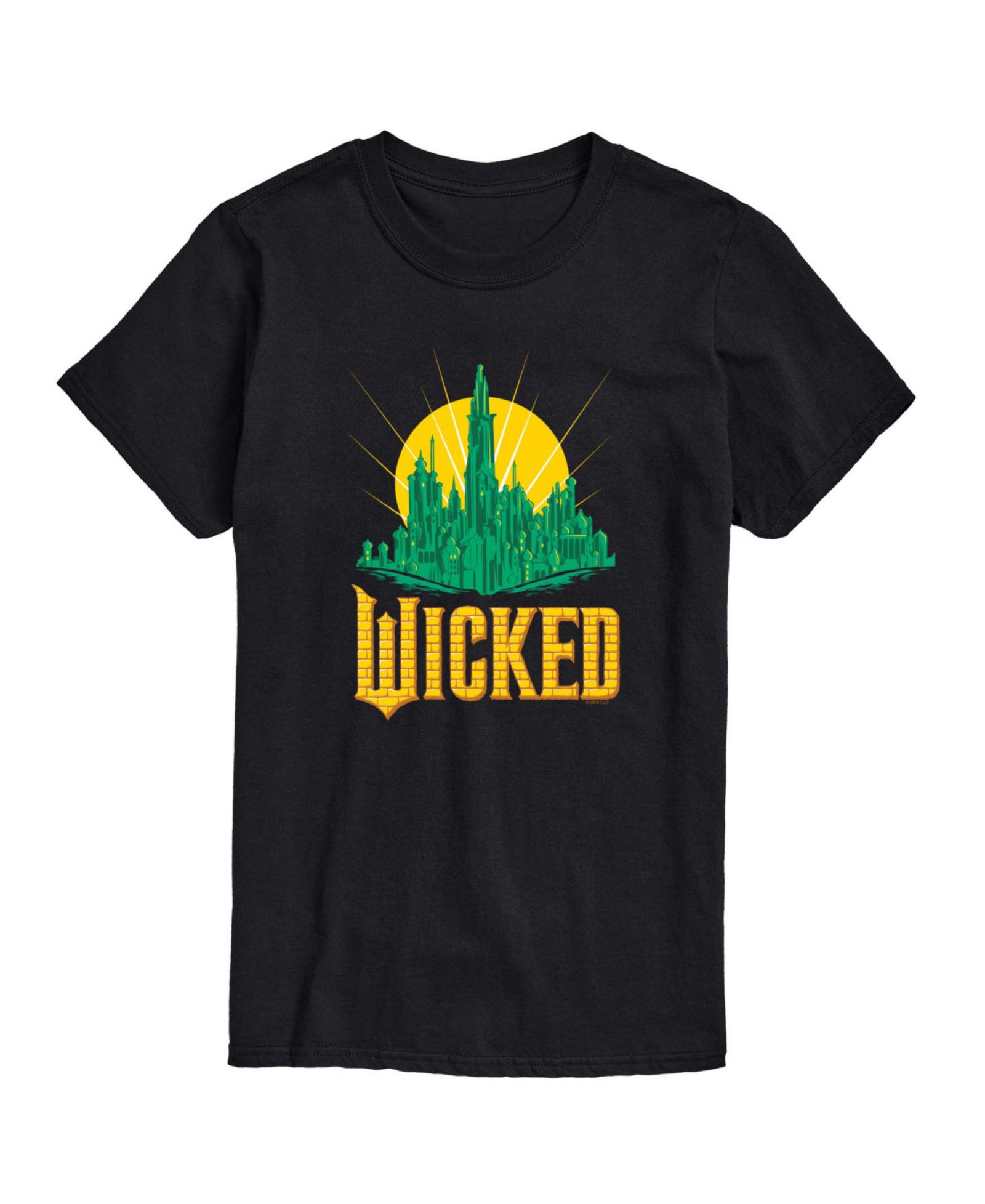 AIRWAVES Men's Wicked Part 2 Emerald City Graphic Short-Sleeve Printed T-Shirt