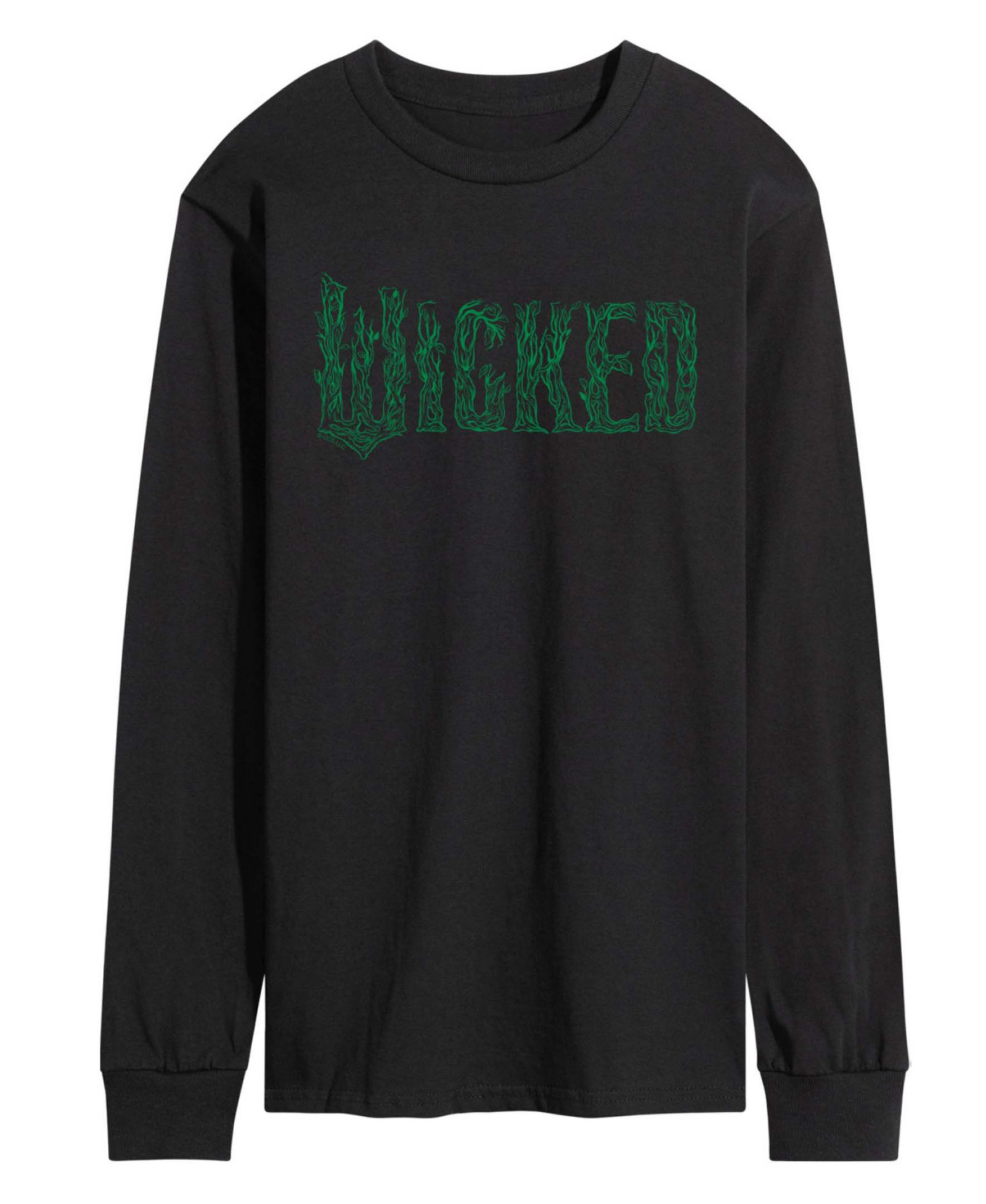 AIRWAVES Men's Wicked Part 2 Twisted Tree Branch Logo Graphic Printed Long-Sleeve T-Shirt