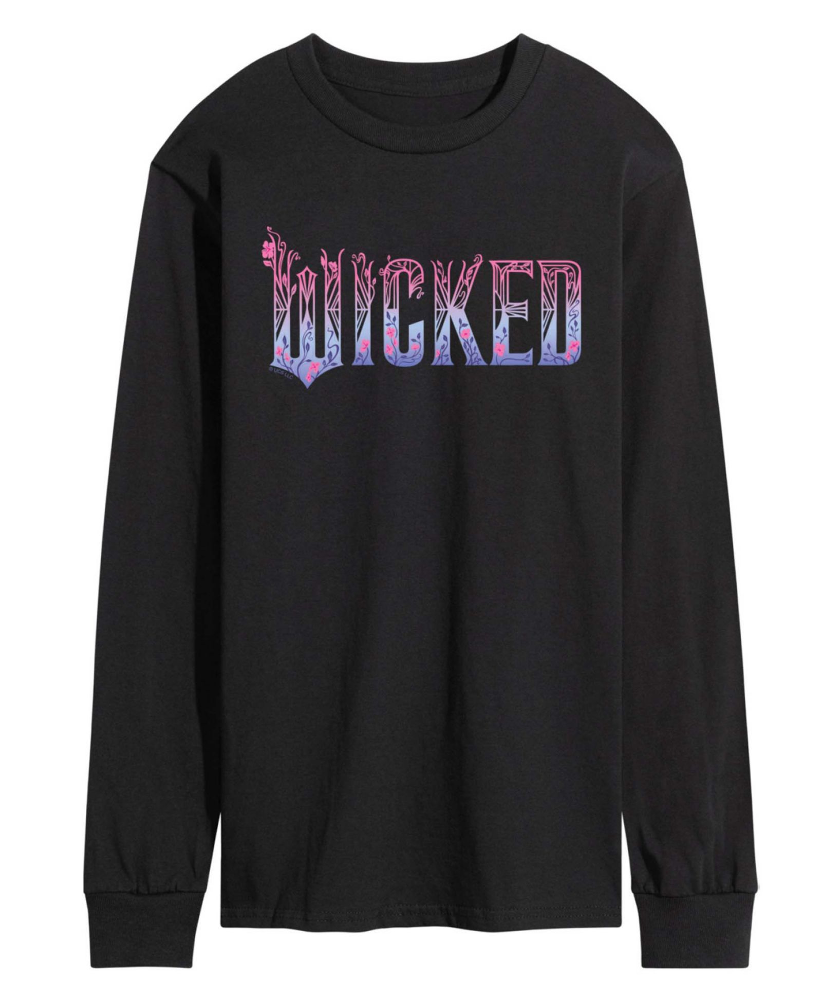 AIRWAVES Men's Wicked Part 2 Ombre Logo Graphic Printed Long-Sleeve T-Shirt
