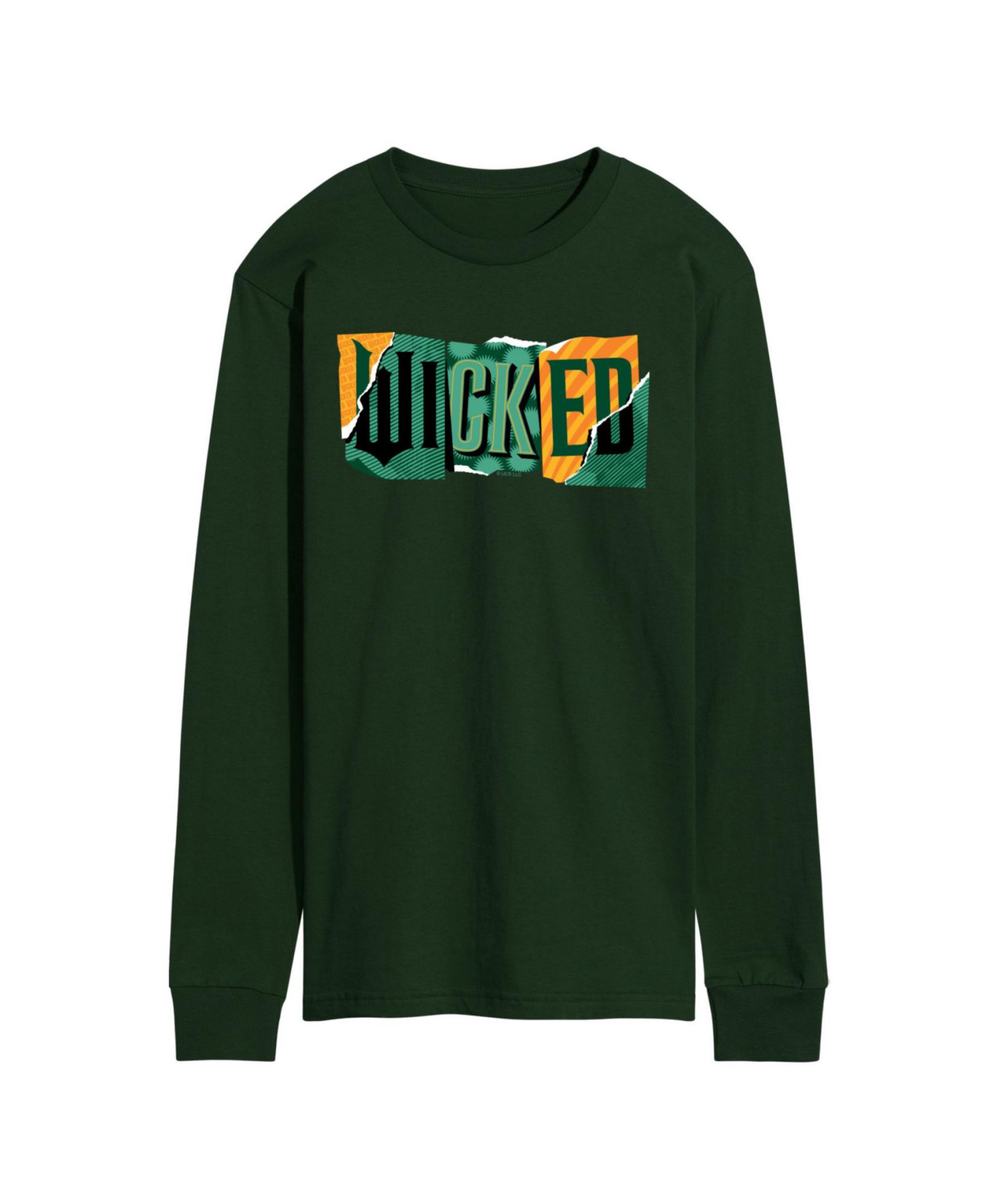 AIRWAVES Men's Wicked Part 2 Ripped Logo Graphic Printed Long-Sleeve T-Shirt