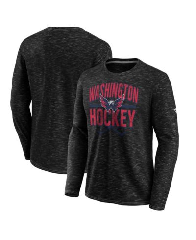 Мужская футболка с длинным рукавом Washington Capitals Iced Out серая