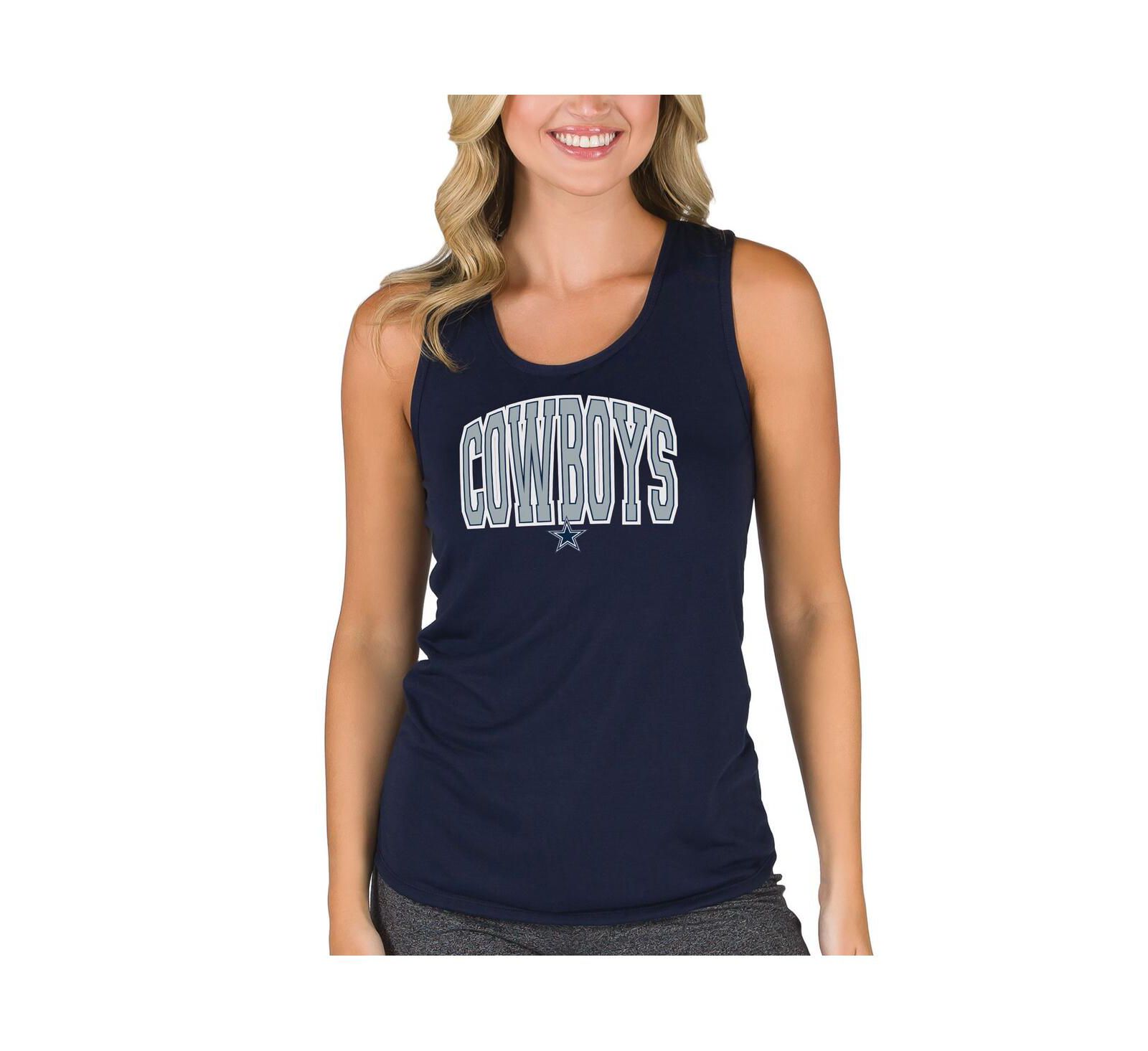 Concepts Sport Женский майка-топ racer back Navy Dallas Cowboys