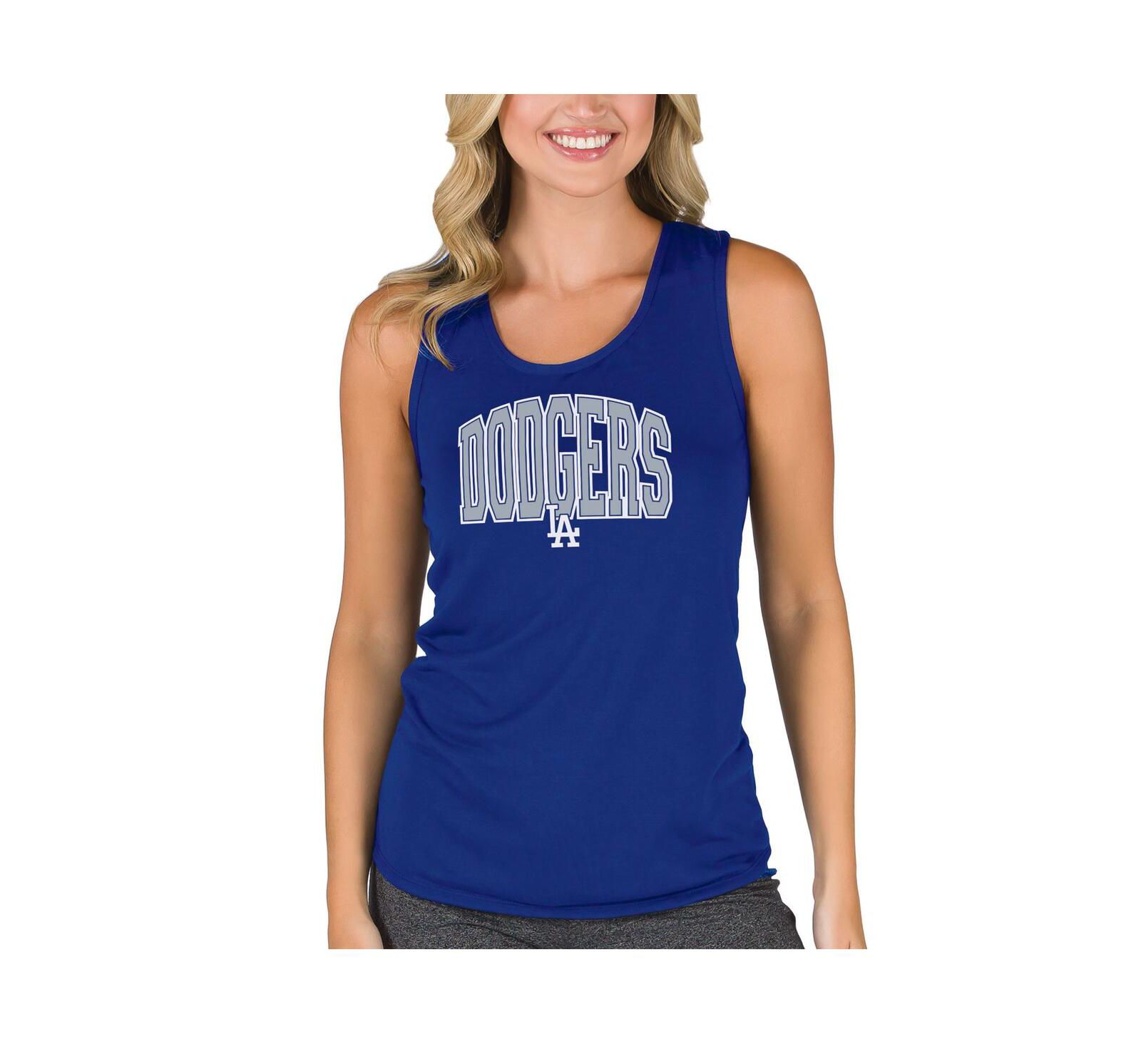 Женский майка-топ Concepts Sport Royal Los Angeles Dodgers Marathon Racerback