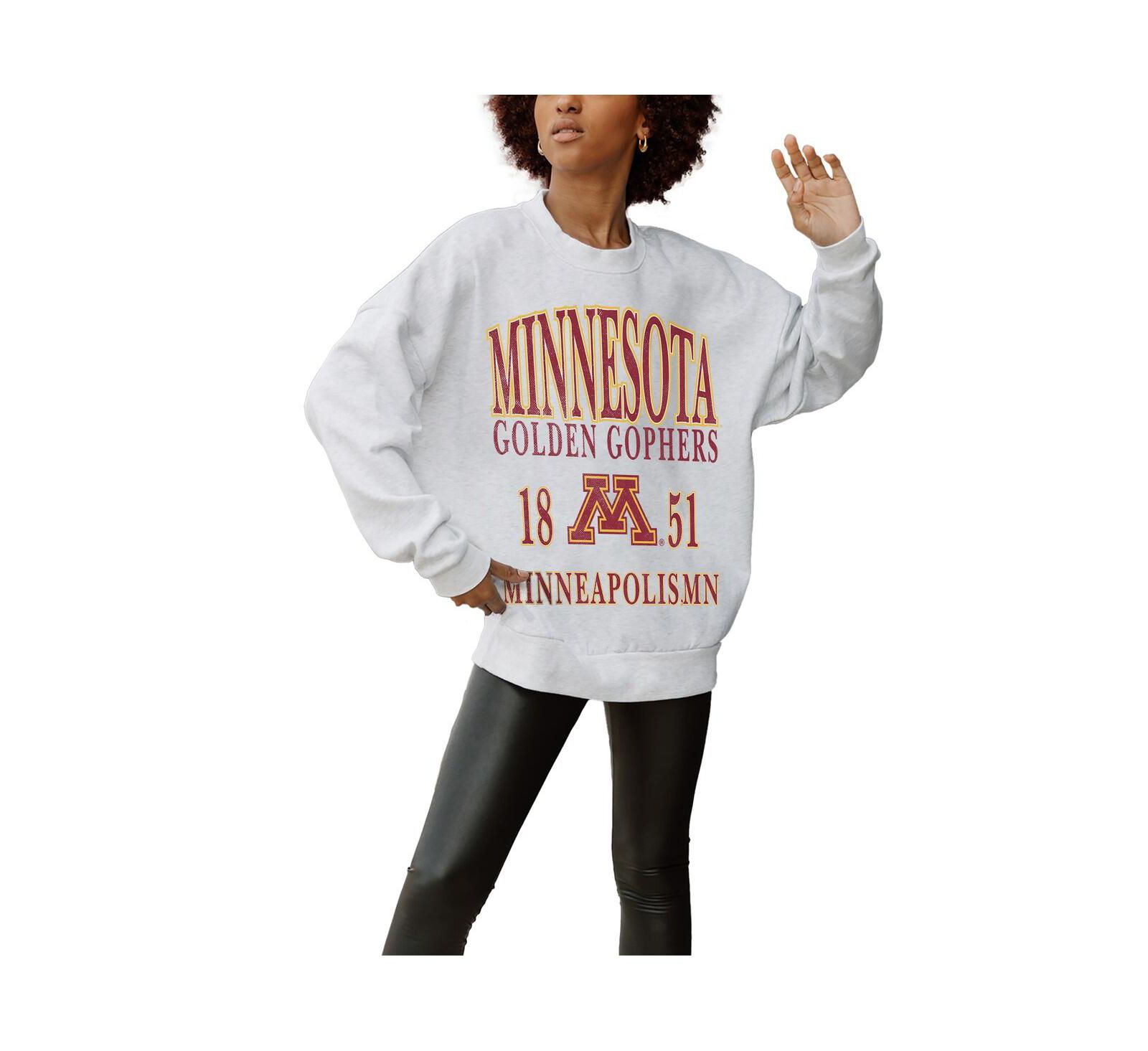 Gameday Couture Женский флисовый свитшот с принтом Minnesota Golden Gophers