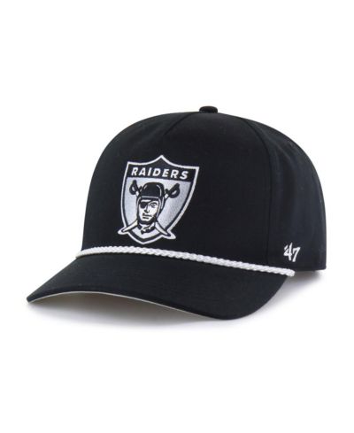 '47 Brand Men's Black Las Vegas Raiders Rope Hitch Adjustable Hat