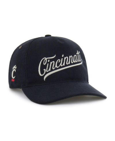 '47 Brand Мужская и Женская регулируемая кепка corduroy Cincinnati Bearcats Collections Golden Age, черная
