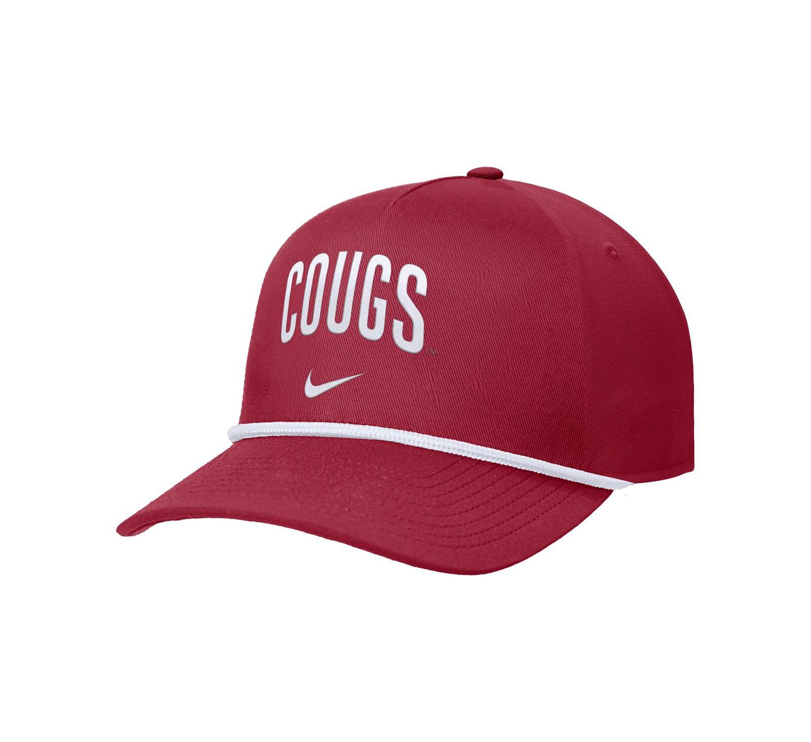 Nike Мужская регулируемая кепка Nike Washington State Cougars Rise Crimson