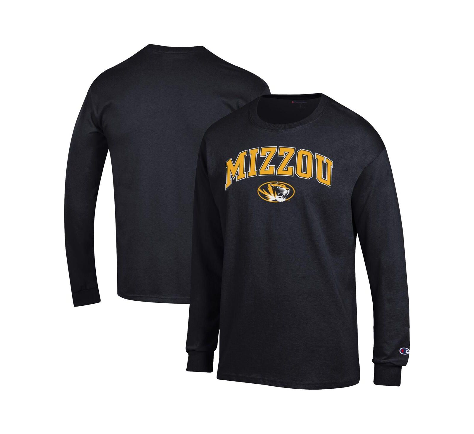 Champion Men's Black Missouri Tigers Arch Over Logo Long Sleeve T-Shirt