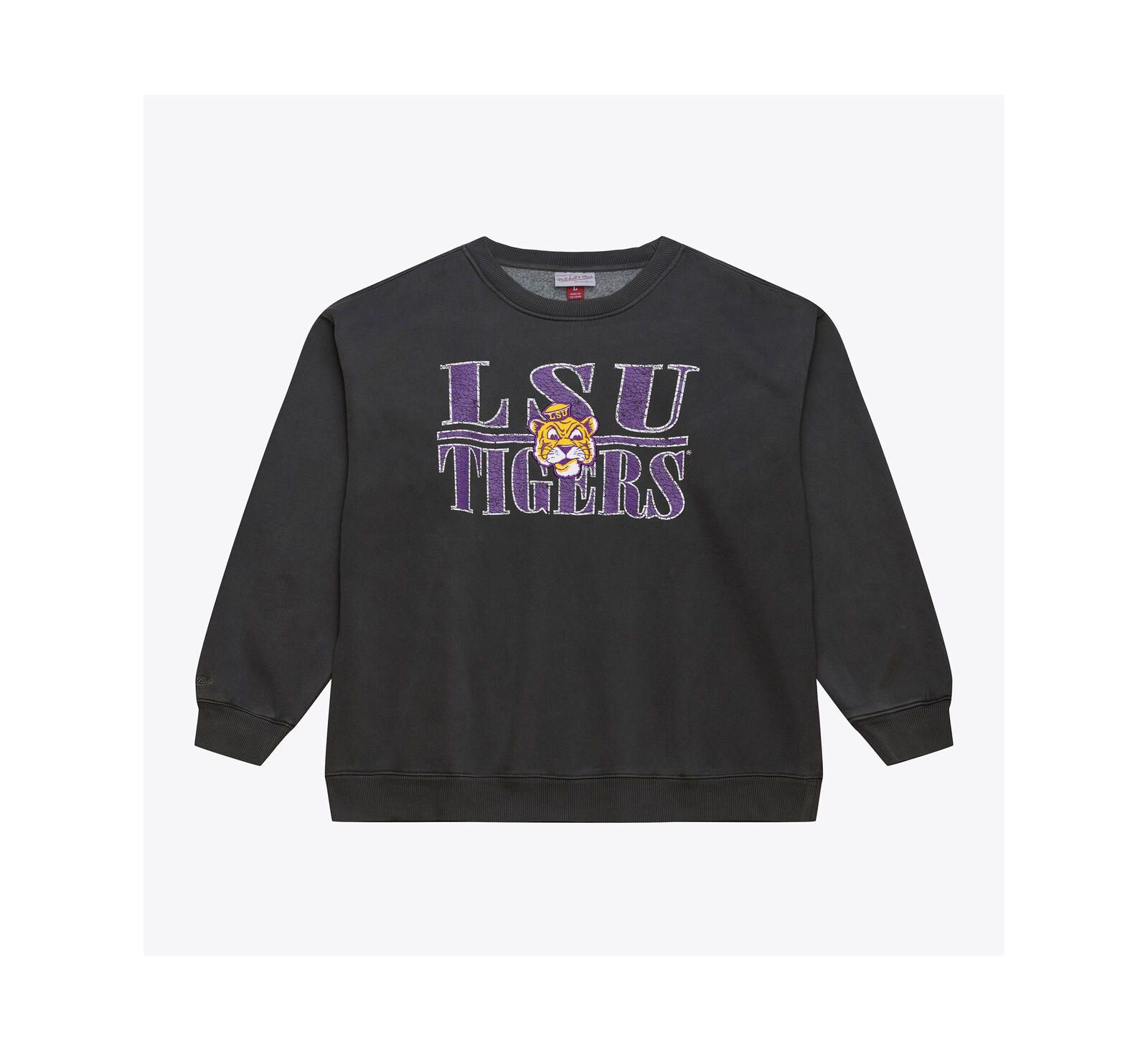 Мужское флисовое свитшот Mitchell & Ness Black LSU Tigers Downtown