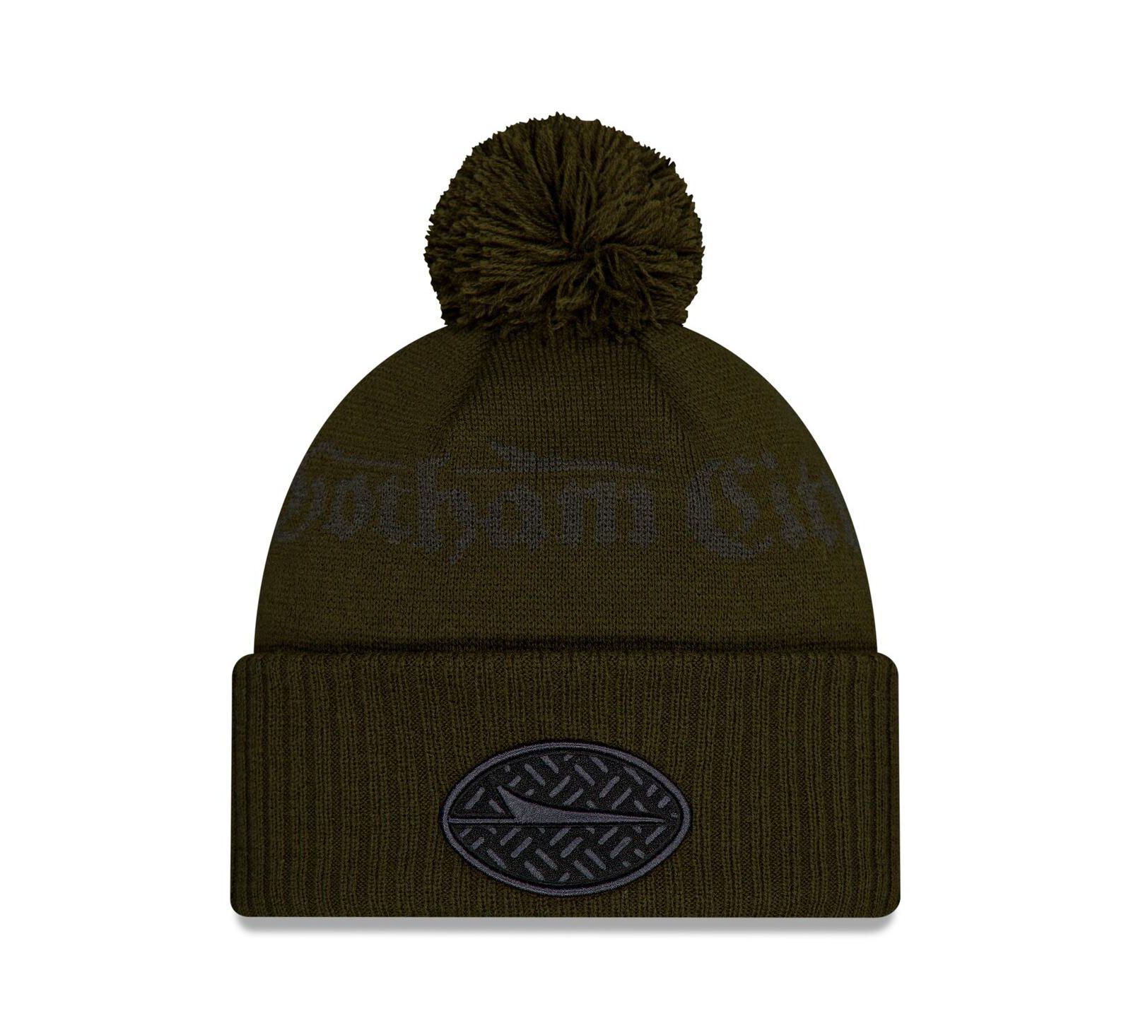 New Era Мужская вязаная шапка с помпоном New York Jets 2025 Rivalries Collection Gotham Green