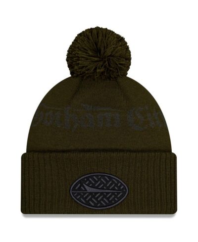 New Era Мужская вязаная шапка с помпоном New York Jets 2025 Rivalries Collection Gotham Green