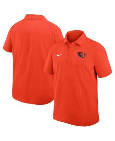 Nike Мужская рубашка-поло Oregon State Beavers Orange из ткани Woven
