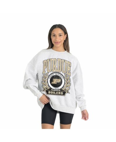 Женская толстовка Gameday Couture Purdue Boilermakers Premium Fleece Drop Shoulder Oversized