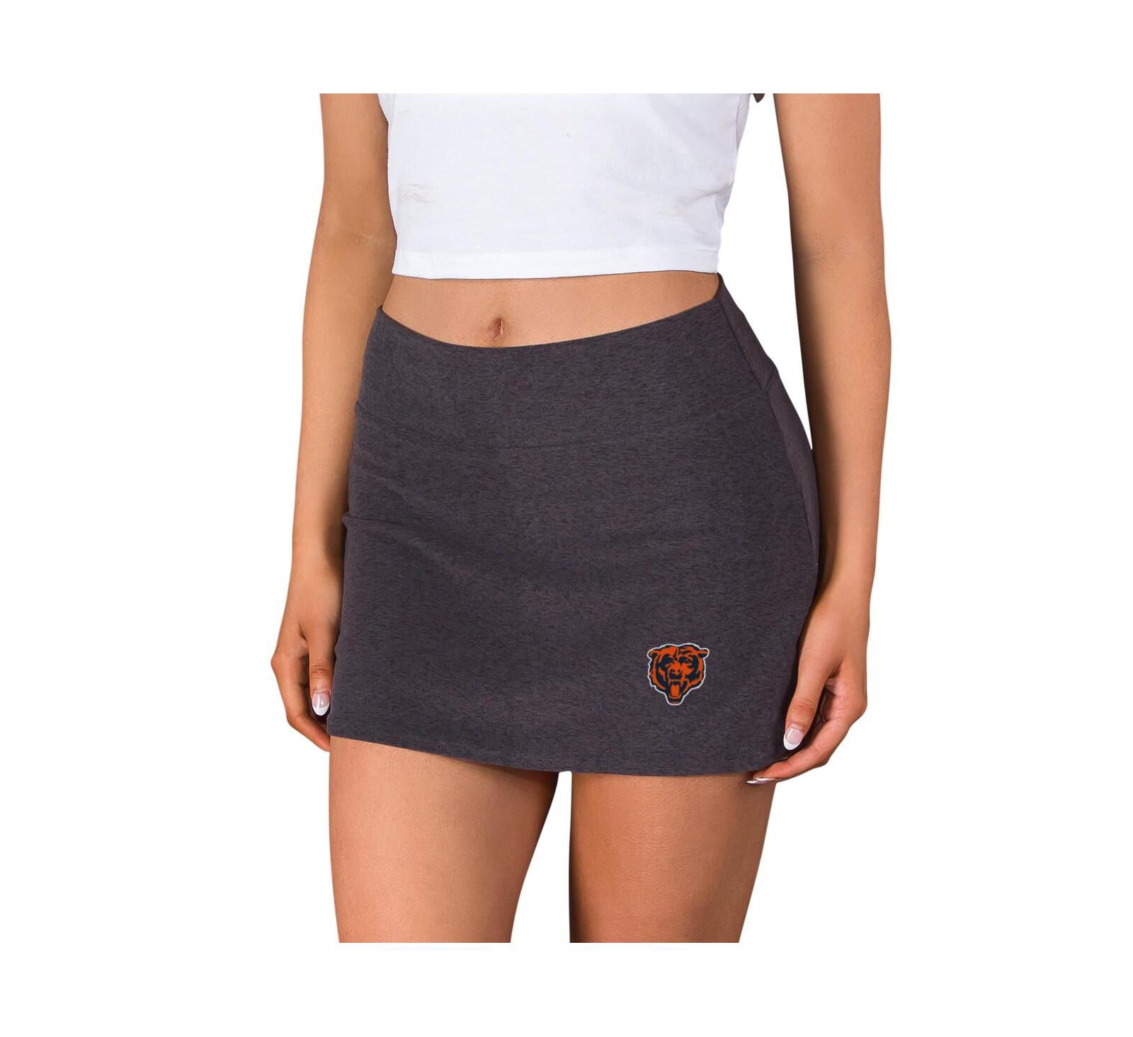 Concepts Sport Women's Charcoal Chicago Bears Centerline Knit Skort
