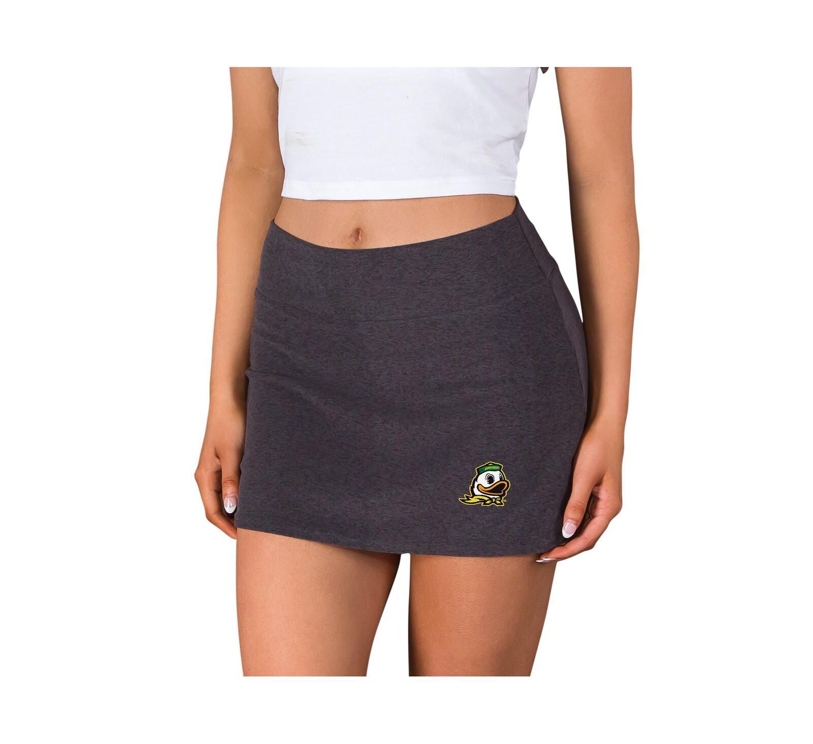 Concepts Sport Women's Charcoal Oregon Ducks Centerline Knit Skort