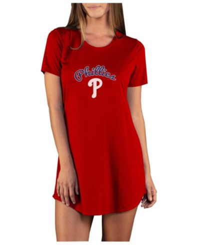 Concepts Sport Women's Red Philadelphia Phillies Marathon Knit Nightshirt