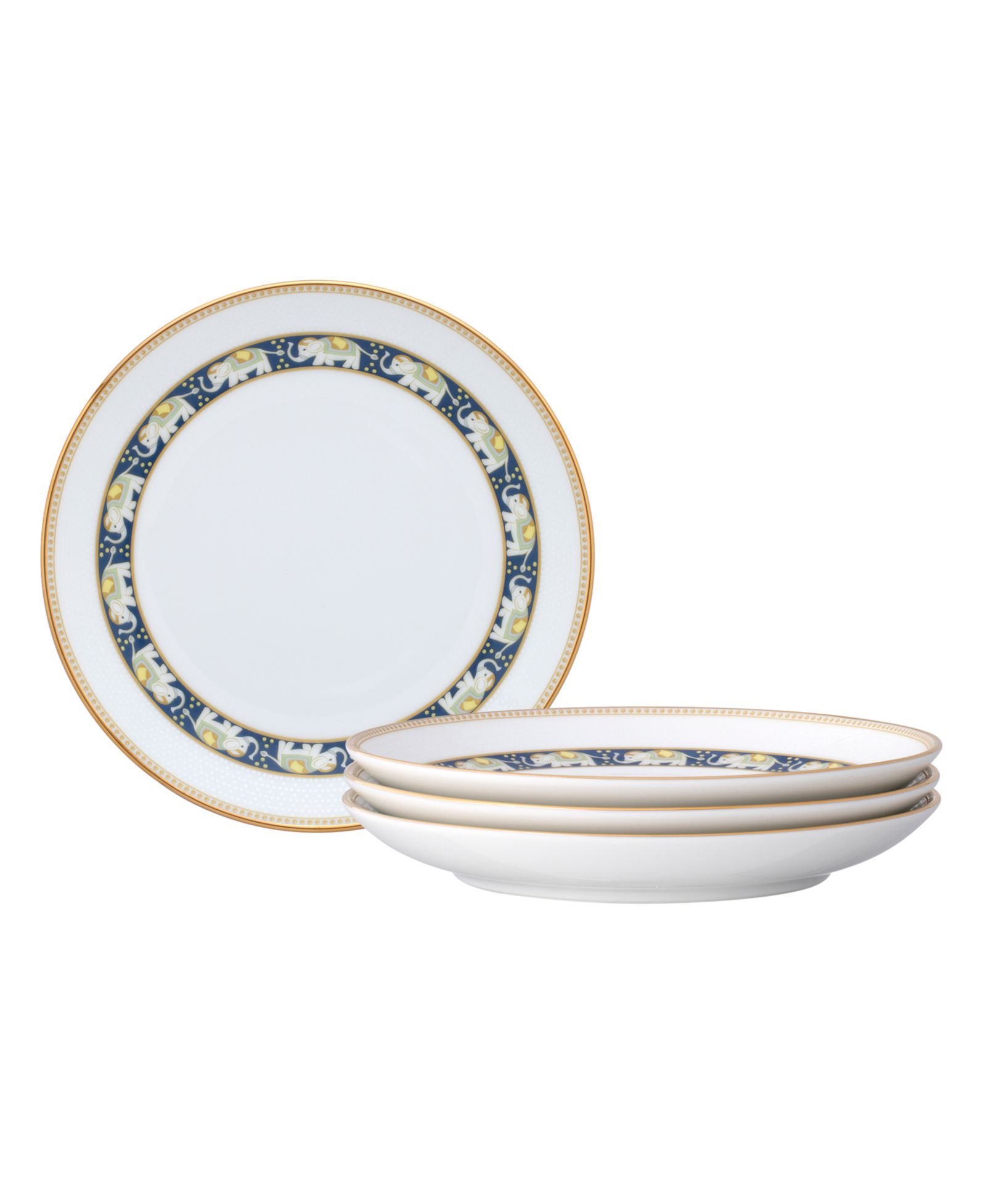 Noritake Tusker набор из 4 тарелок для хлеба и масла/закусок, 6.25"