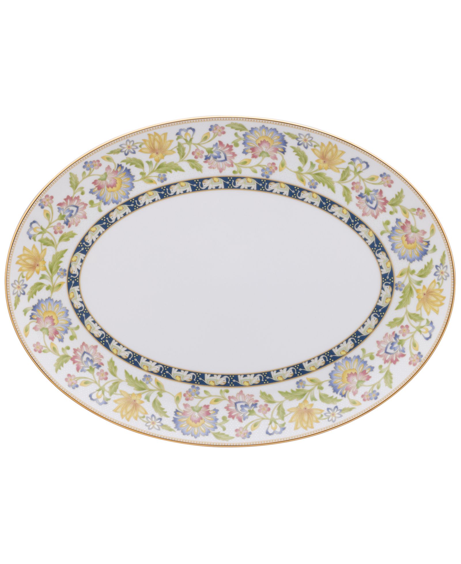 Noritake Tusker Garden Oval Platter, 14"