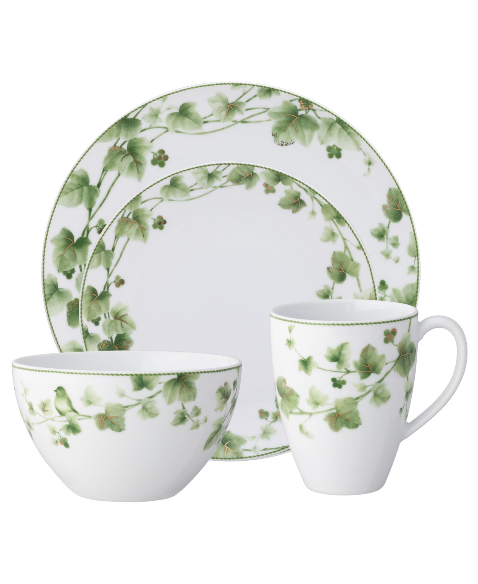 Noritake Ivy Whisper сервировочный набор из 4 предметов