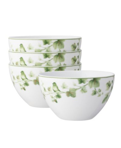 Набор мисок Noritake Ivy Whisper 4 Cereal Bowls 6" 29 oz.