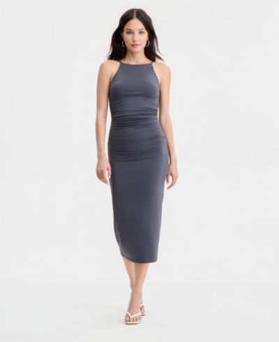 Bar III Women's Halter Bodycon Midi Dress, Macy's Exclusive