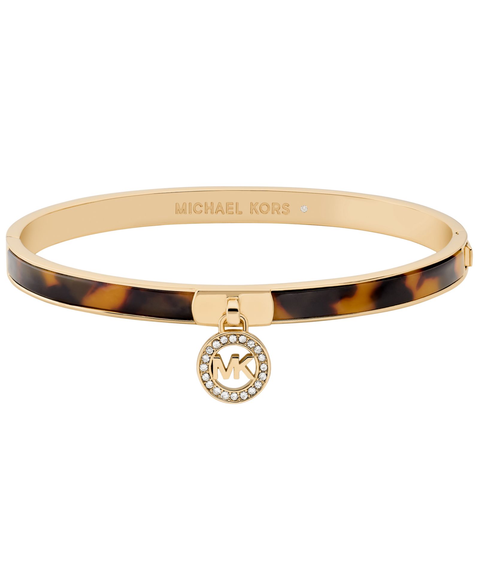 Браслет Michael Kors Tortoise Inlay Logo Bangle