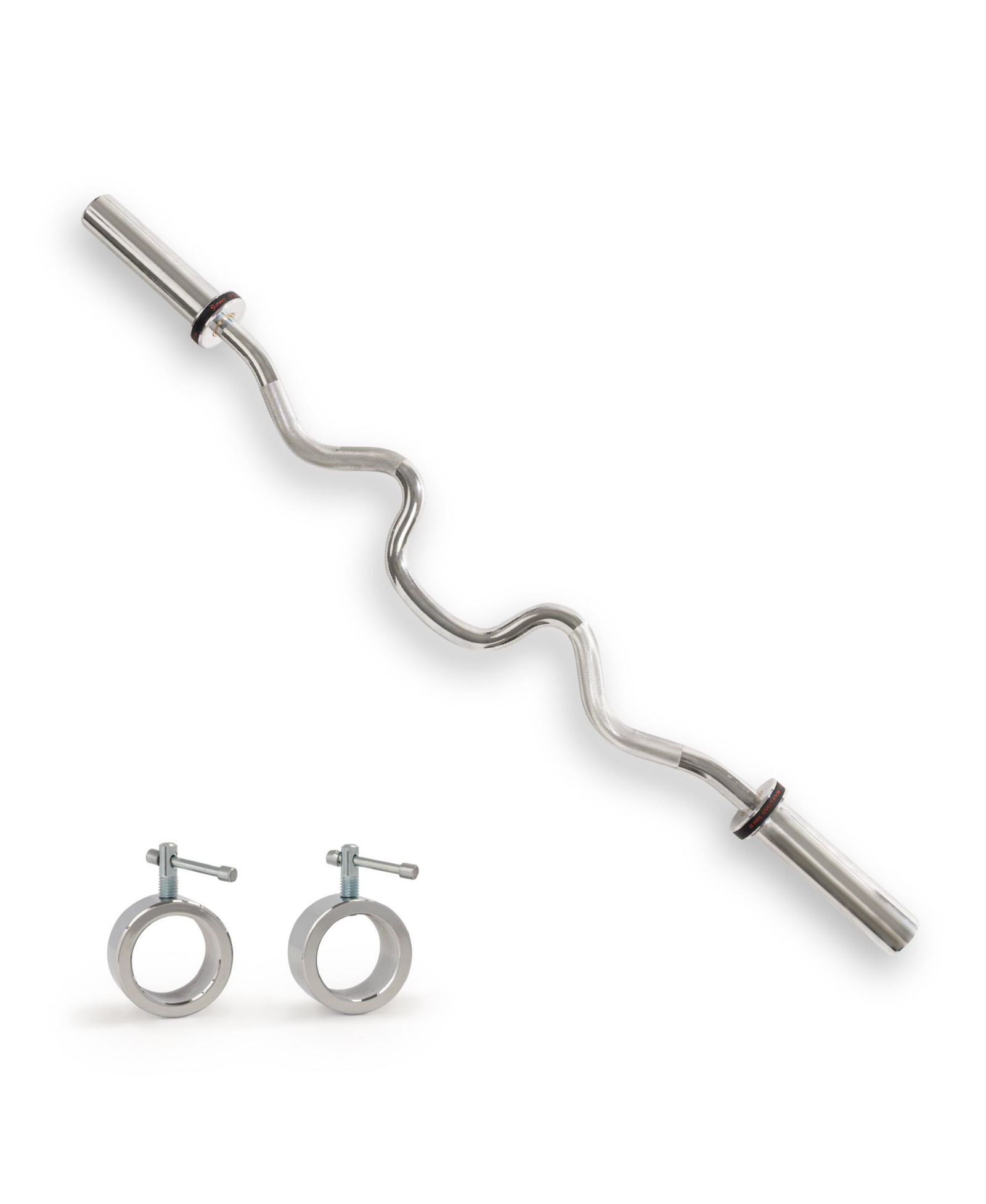 Sunny Health & Fitness 48" Super Curl Olympic Barbell Bar