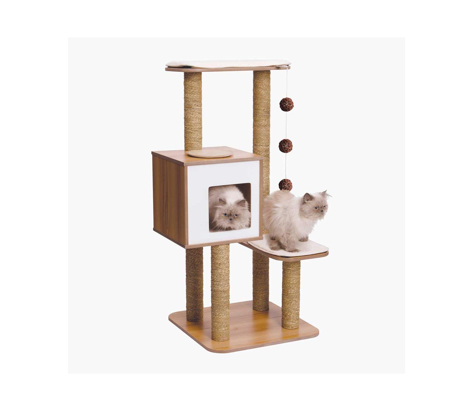 Catit Vesper Cat Furniture V-High Base, Walnut