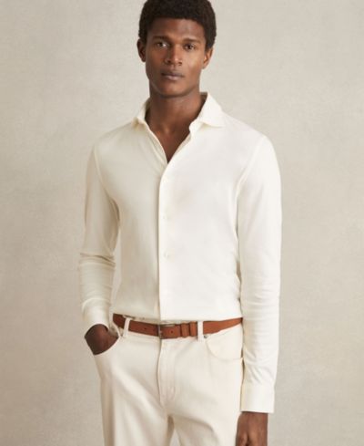 REISS мужская хлопковая рубашка Duke