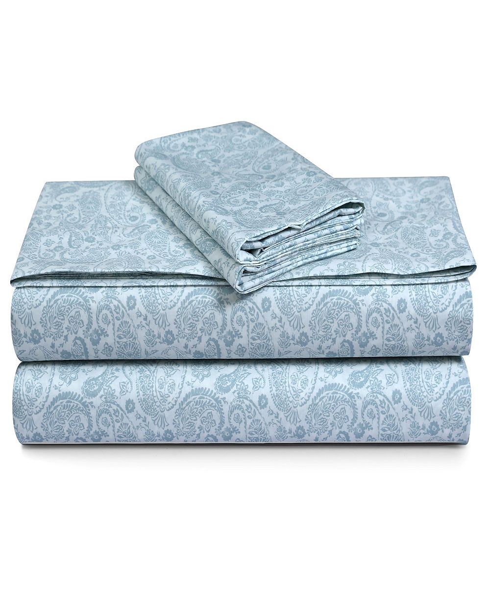 Tribeca Living 300-Thread Count Cotton 3-Pc. Extra Deep Pocket Sheet Set, Twin