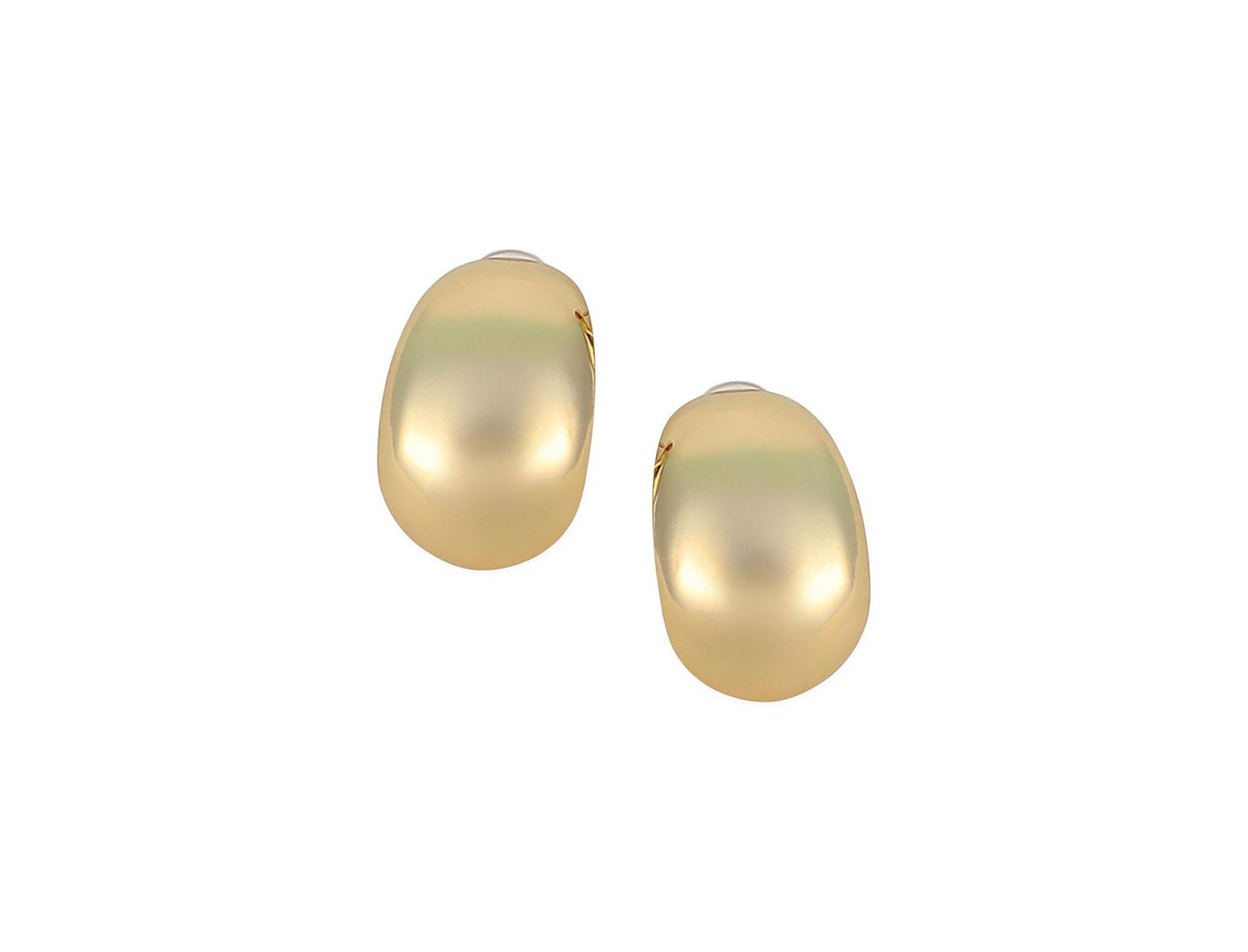 SOHI Forest Green Circular Plate Drop Earrings