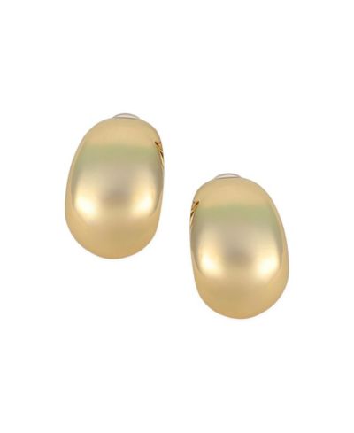 SOHI Forest Green Circular Plate Drop Earrings