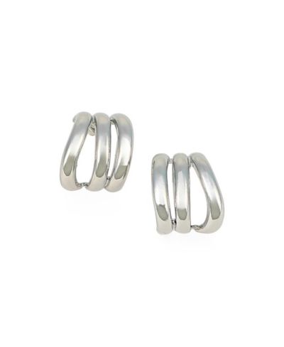 SOHI Forest Green Circular Plate Drop Earrings