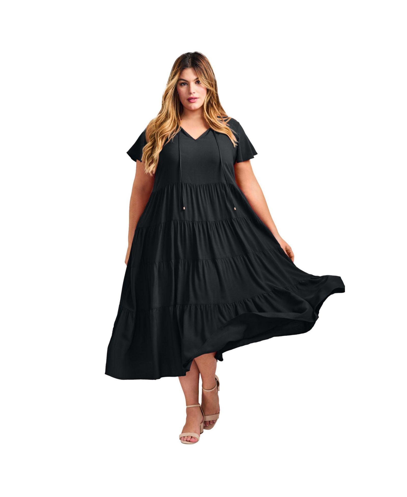 Женское платье Plus Size Avenue Lani Tiered